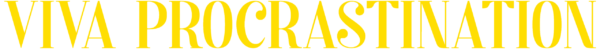 viva procrastination header logo transparent